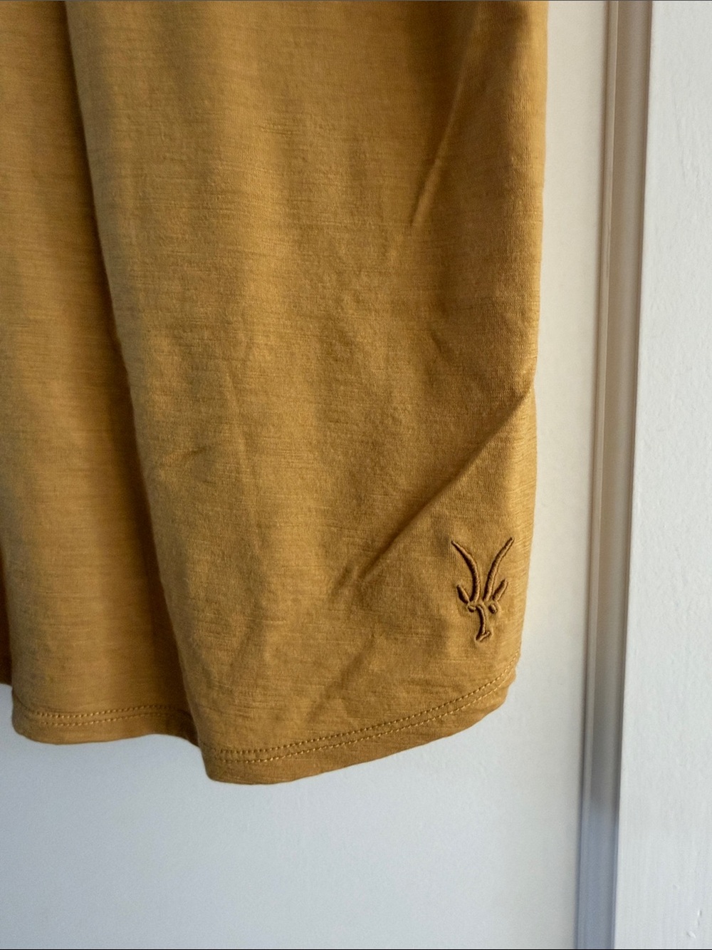 Ibex merino Wool Sleeveless Mustard Tank Top - Picture 3 of 4